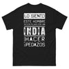 T-shirt Hombre pillado por una India noir - Lo siento, este hombre ya está pillado por una India