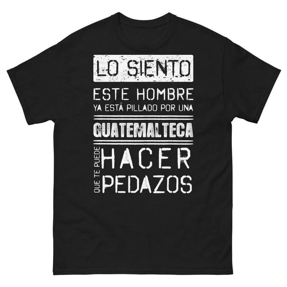 T-shirt Guatemala noir - Ya está pillado por una guatemalteca