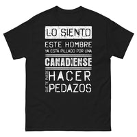 Thumbnail for T-shirt Canada noir - Ya pillados por una canadiense