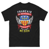 T-shirt Charentais noir - Français de naissance, grâce de Dieu