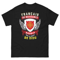 Thumbnail for T-shirt Audois noir - Français de naissance, par la grâce de Dieu