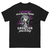 T-shirt humour sombre noir - L'homme est un loup pour l'homme, un gros con pour le loup