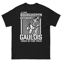 Thumbnail for T-shirt Bourgogne noir - Bourguignon ascendant Gaulois