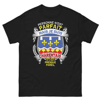 Thumbnail for T-shirt Charentais noir - Personne n'est parfait, presque