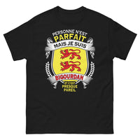 Thumbnail for T-shirt Bigourdan noir - Personne n'est parfait, je suis Bigourdan