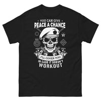Thumbnail for T-shirt New York noir - You can give peace a chance, I'll cover you
