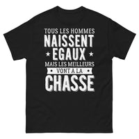 Thumbnail for T-shirt chasse noir - Les meilleurs vont à la chasse