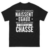 T-shirt chasse noir - Les meilleurs vont à la chasse