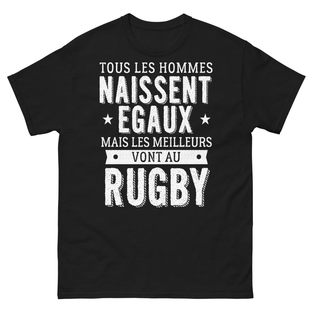 T-shirt Rugby noir - Les meilleurs du jeu