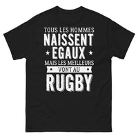 Thumbnail for T-shirt Rugby noir - Les meilleurs du jeu