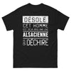 T-shirt Alsace noir - Déjà pris par une fabuleuse Alsacienne