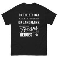 Thumbnail for T-shirt Oklahoma noir - Even Texans Need Heroes