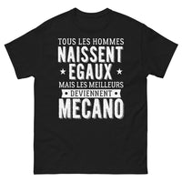 Thumbnail for T-shirt mécano homme noir - Les meilleurs deviennent mécano