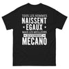T-shirt mécano homme noir - Les meilleurs deviennent mécano