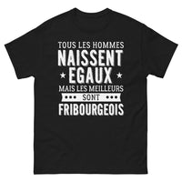 Thumbnail for T-shirt Fribourg noir - Les meilleurs sont Fribourgeois