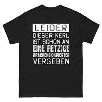 Thumbnail for T-shirt Krankenschwester schwarz - Dieser Kerl schon vergeben