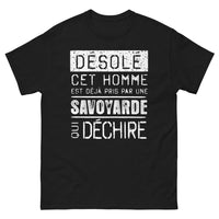 Thumbnail for T-shirt Savoie noir - Déjà pris par une Savoyarde