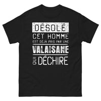 Thumbnail for T-shirt Valais noir - Pris par une Valaisane