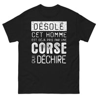 Thumbnail for T-shirt Corse noir - Déjà pris par une Corse