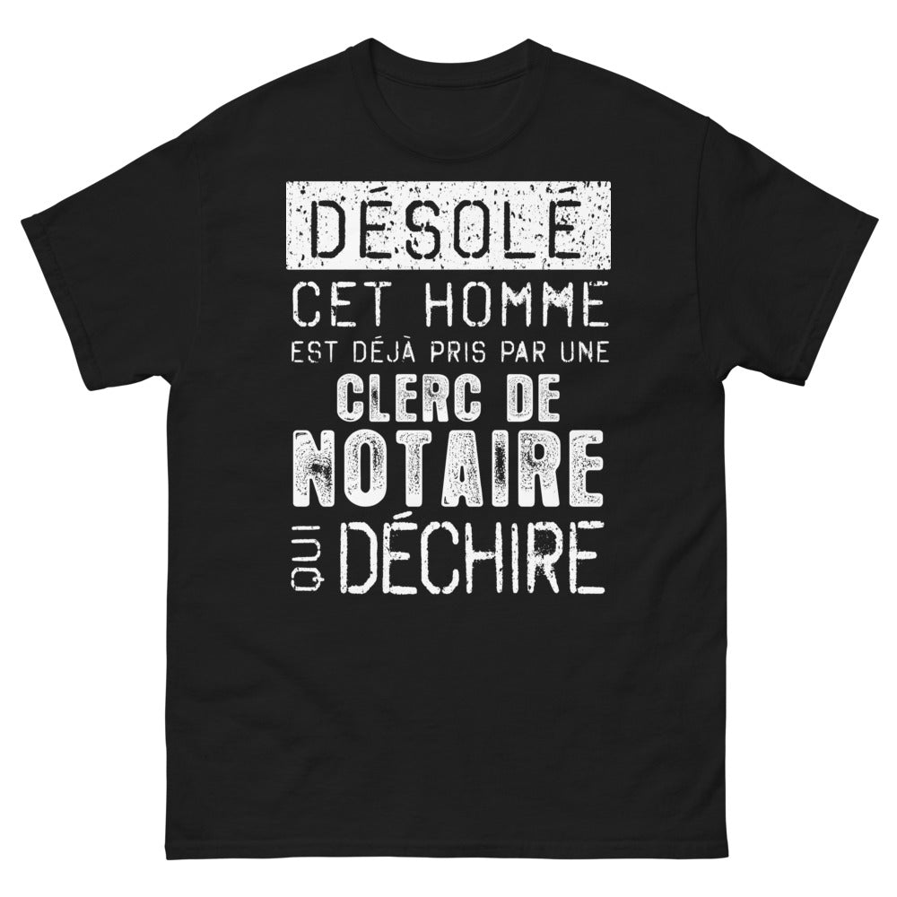 T-shirt origines locales noir - fierté d'ici avec humour