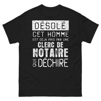 Thumbnail for T-shirt origines locales noir - fierté d'ici avec humour