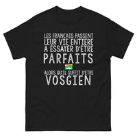 Thumbnail for T-shirt Vosges noir - Être vosgien, un art de vivre
