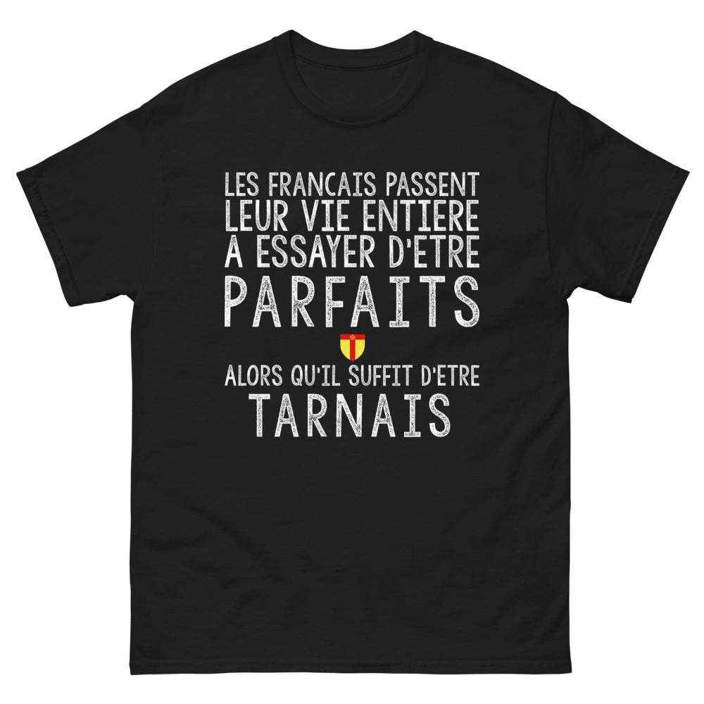 T-shirt Tarnais noir - La Perfection à la Tarnaise