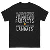 T-shirt Landes noir - Les Français leur vie entière