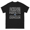 T-shirt Gaspésien noir - Vivez l'imparfait parfait