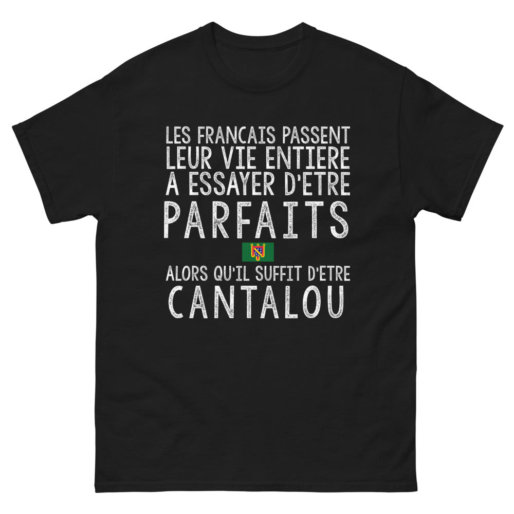 T-shirt Cantalou noir - L'art de ne pas être parfait
