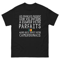Thumbnail for T-shirt Camerounais noir - L'art de la perfection décontractée