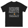 T-shirt Camerounais noir - L'art de la perfection décontractée
