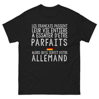 Thumbnail for T-shirt France noir - Les Français et leur quête de perfection