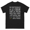 T-shirt Martinique noir - Un Martiniquais au cœur en or