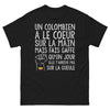 T-shirt Colombie noir - Grand cœur, mais sait se défendre
