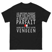 Thumbnail for T-shirt Vendée noir - Les Bretons perfection, être Vendéen