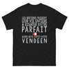 T-shirt Vendée noir - Les Bretons perfection, être Vendéen