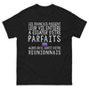 T-shirt Réunion noir - Les Français et la perfection