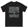 T-shirt Franche-Comté noir - Être Comtois, c'est parfait