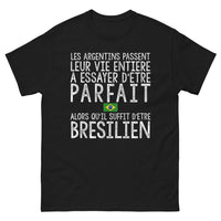 Thumbnail for T-shirt Argentin ou Brésilien noir - Argentin ou Brésilien ?