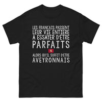 Thumbnail for T-shirt Aveyron noir - Il suffit d'être Aveyronnais