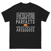 T-shirt Ariégeois noir - Les Français leur vie entière