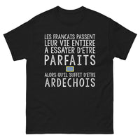 Thumbnail for T-shirt Ardèche noir - Ardéchois, tout simplement