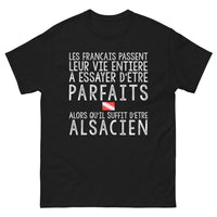 Thumbnail for T-shirt Alsace noir - Il suffit d'être Alsacien