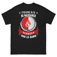 Thumbnail for T-shirt Vendée noir - Français de naissance, Vendéen par le sang