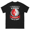 T-shirt Vendée noir - Français de naissance, Vendéen par le sang