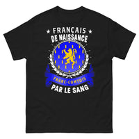 Thumbnail for T-shirt Franc-Comtois noir - Français de naissance, par le sang