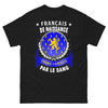 T-shirt Franc-Comtois noir - Français de naissance, par le sang
