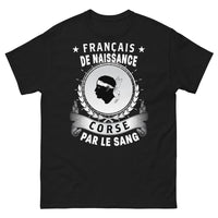 Thumbnail for T-shirt Corse noir - Français de naissance, Corse par le sang