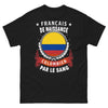 T-shirt France Colombie noir - Français de naissance, par le sang